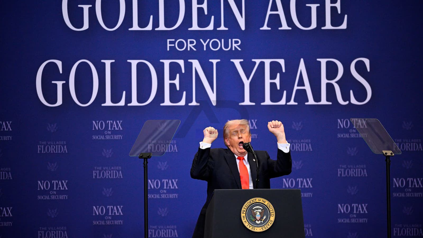 Donald Trump Made His First Public Speech After the White House Correspondents' Dinner