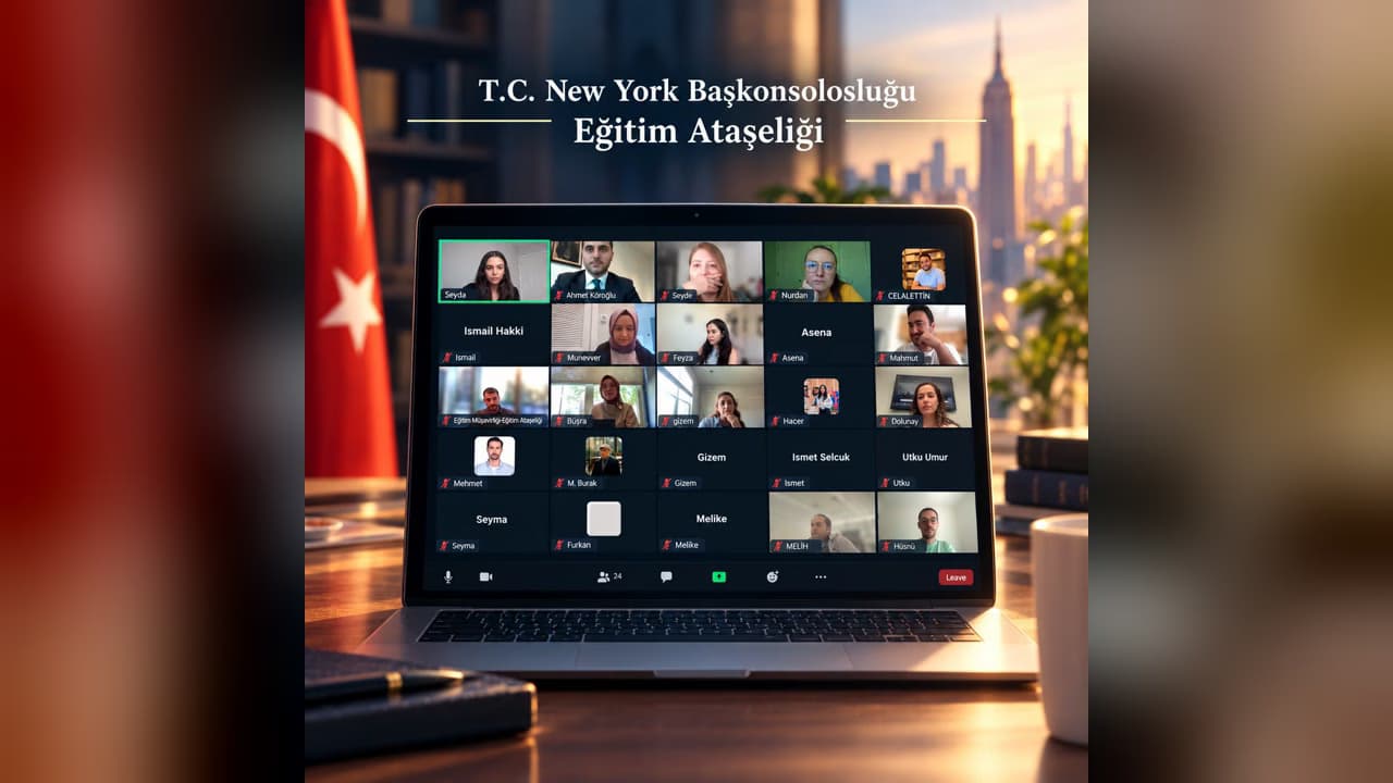Turkish Consulate’s education office in New York meets scholarship students online