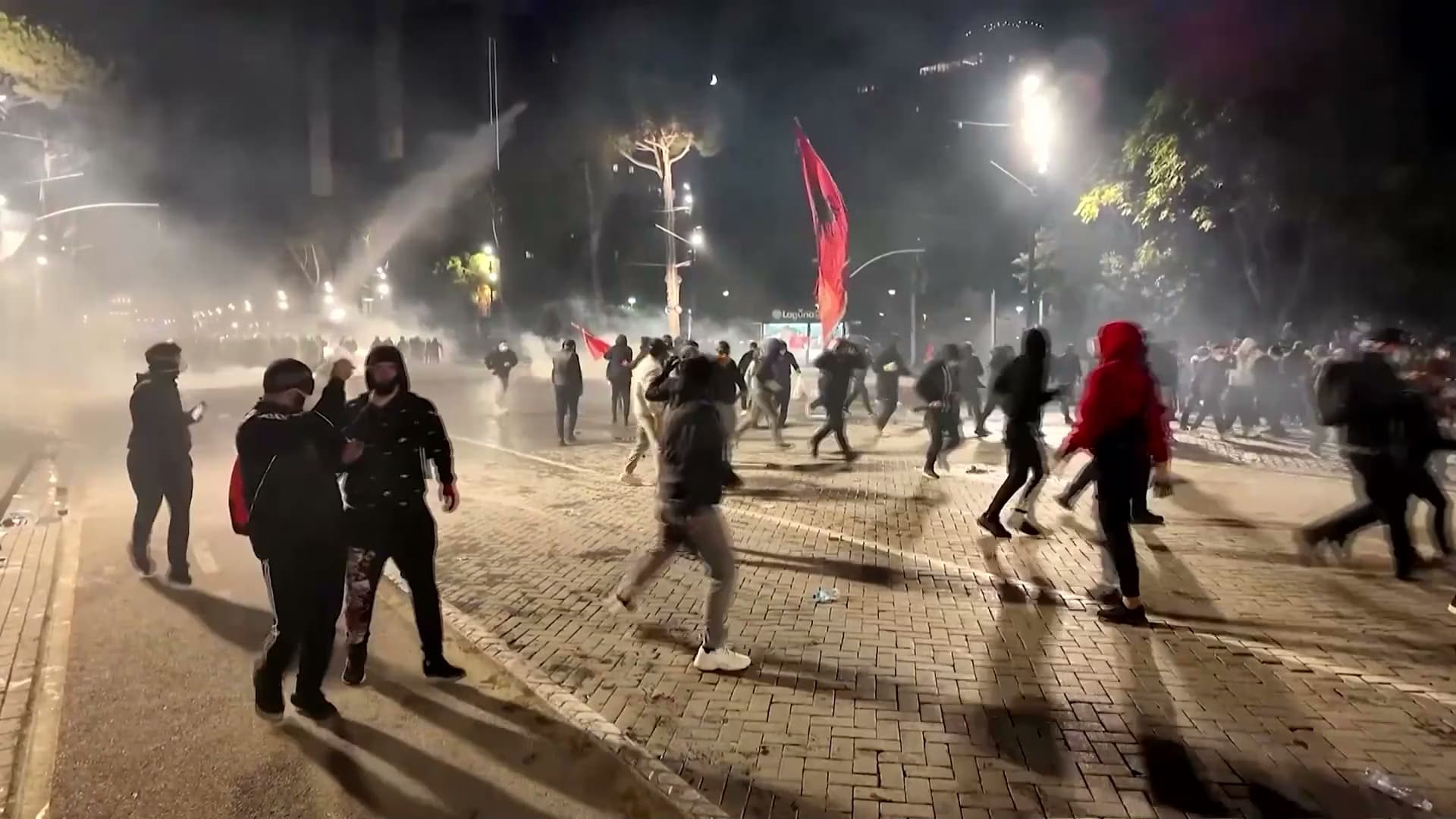 Albania’s student revolt escalates as Tirana police fire rubber bullets