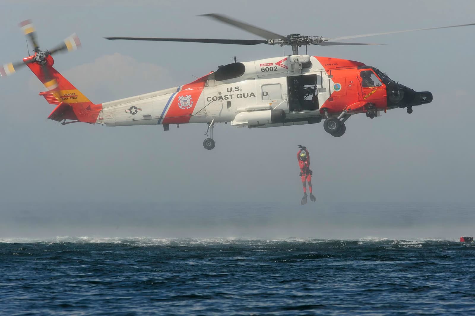 U.S. Coast Guard searches for six people off Nantucket