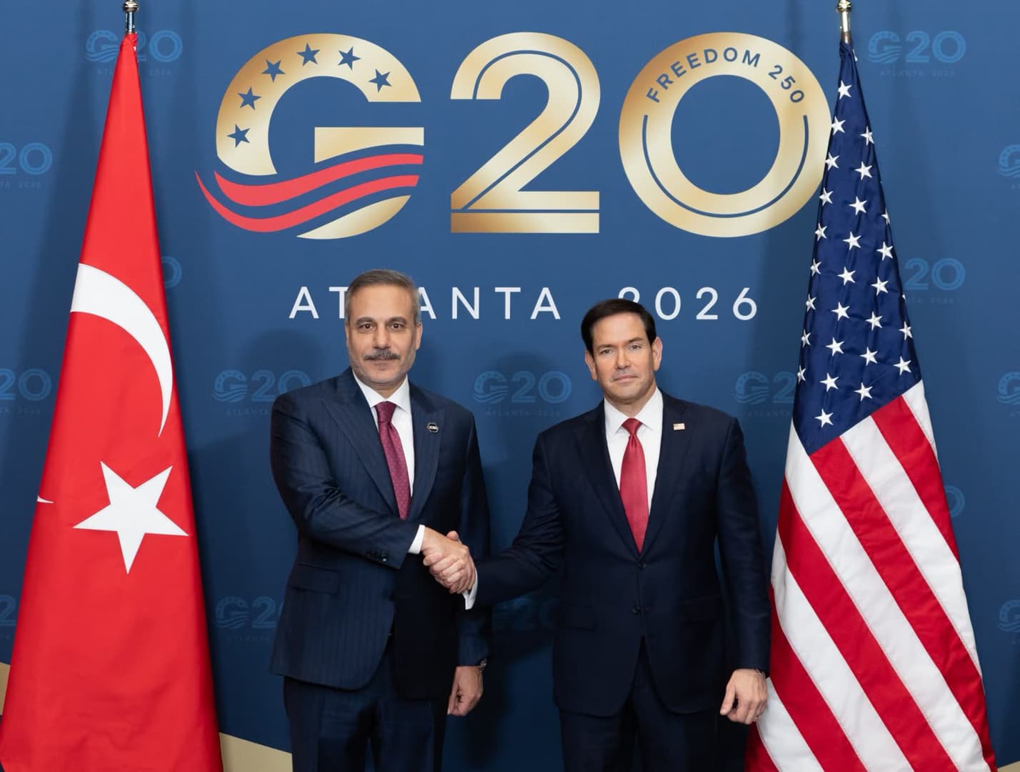 Fidan ve Rubio, Atlanta'daki G20'de İran müzakereleri, Gazze ve Ukrayna savaşını görüştü