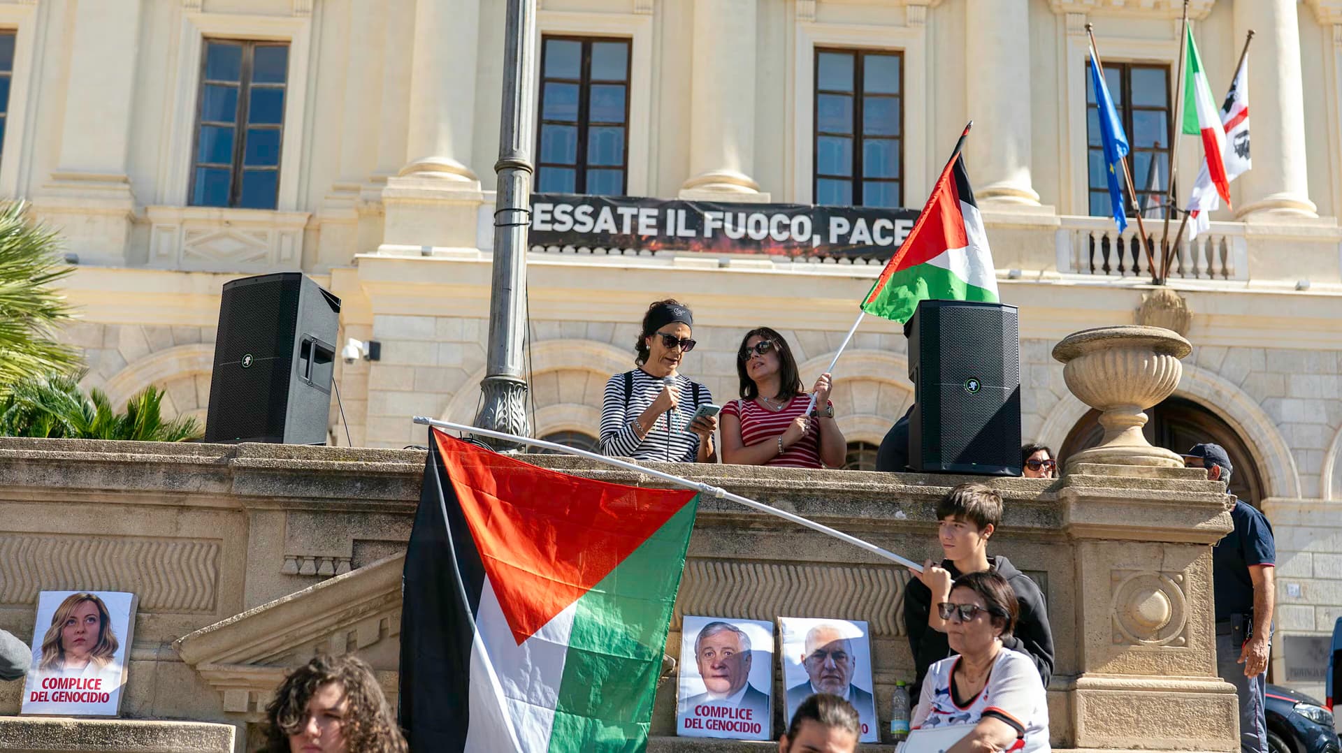 أعلام فلسطينية ترفرف في احتجاجات تجتاح أوروبا من روما إلى باريس