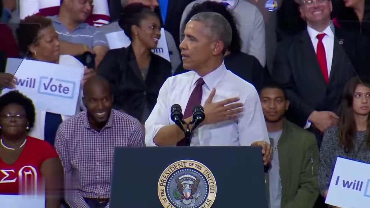 Resurfaced 2016 clip shows Obama defending Trump supporter: 'Don't boo'