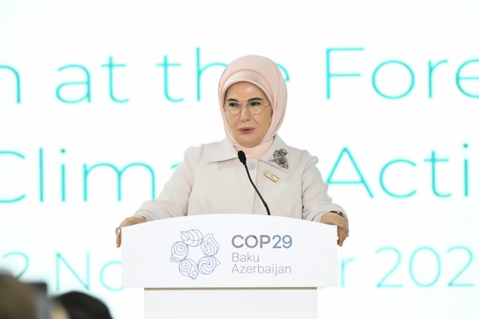 Türkiye's first lady calls for global action to protect children in war zones