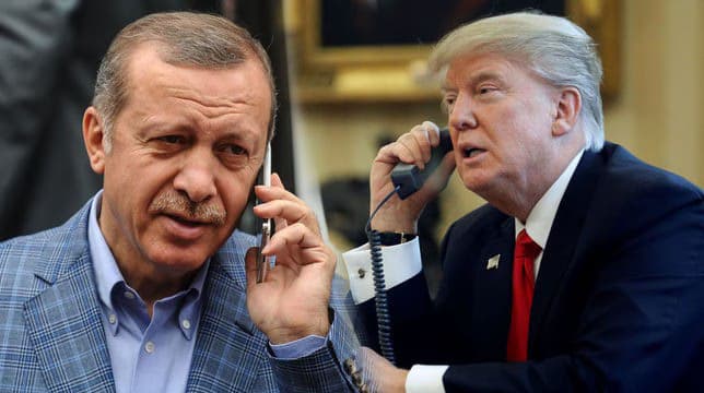 هنأ ترامب الأتراك بيوم الجمهورية خلال اتصال مع أردوغان