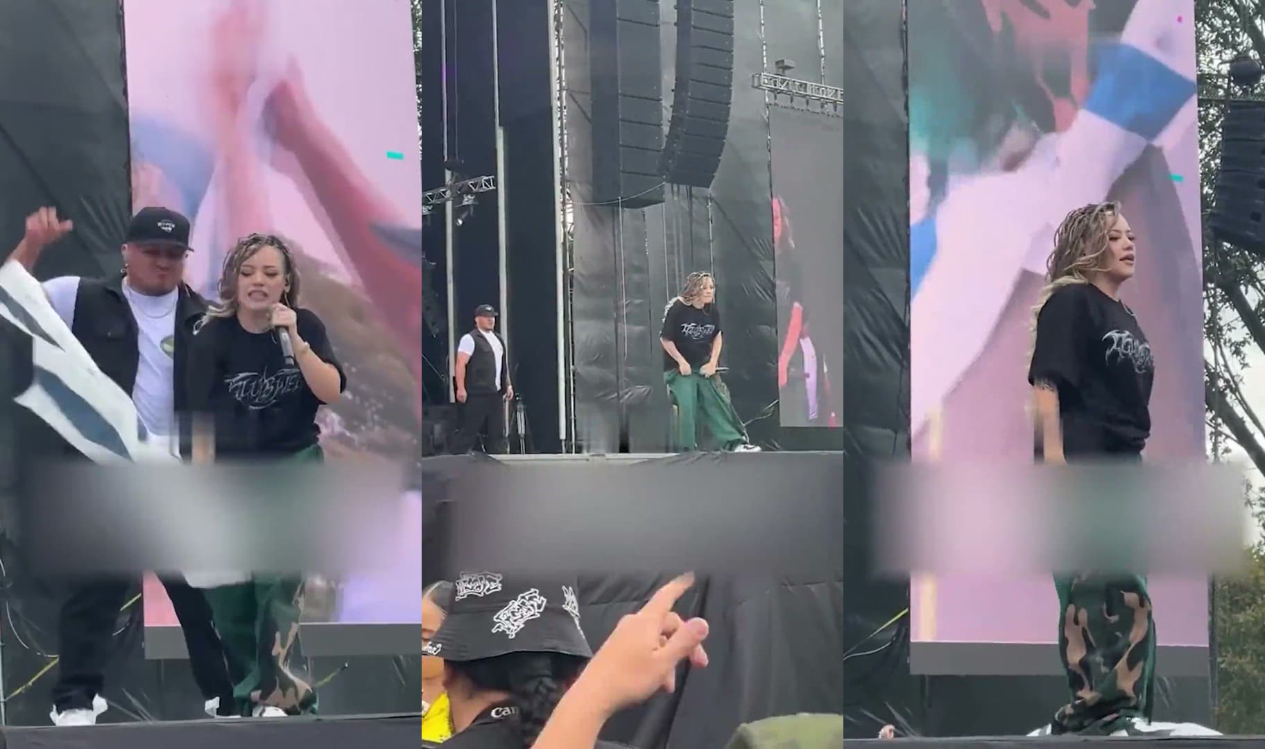 Colombian rapper Chelo Hop stomps on Israeli flag at Bogotá hip-hop festival