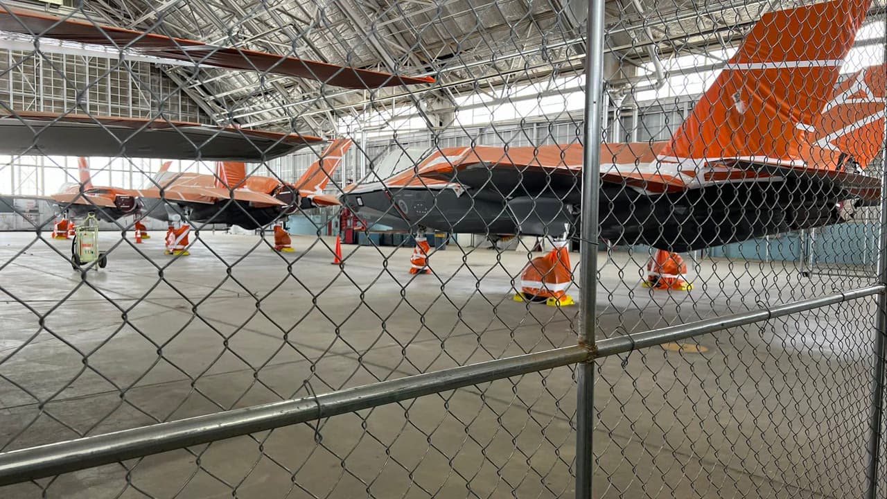 Photo purportedly shows F-35 jets built for Türkiye stored in US hangar