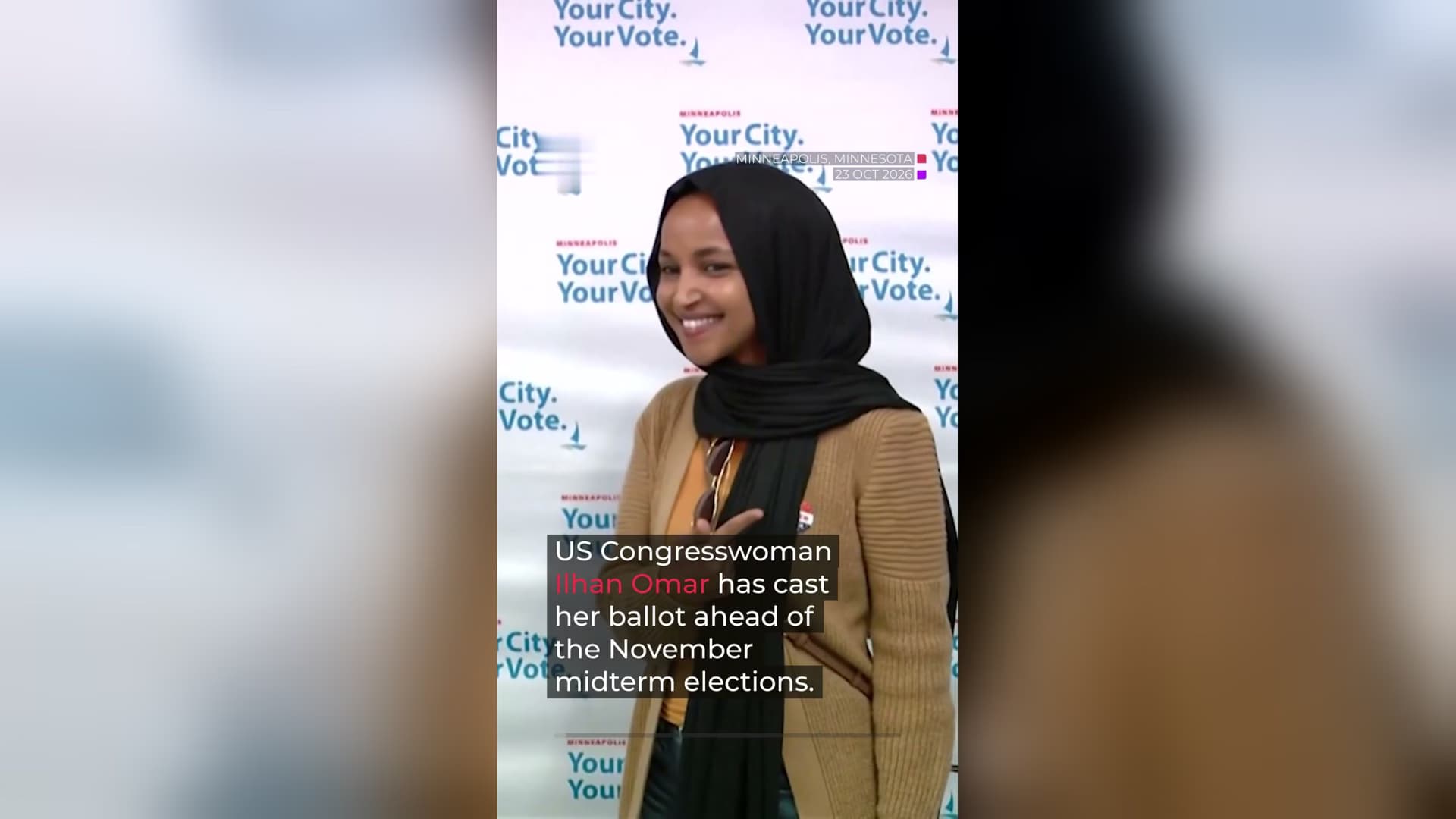 Ilhan Omar votes early as federal probe into her immigration papers intensifies