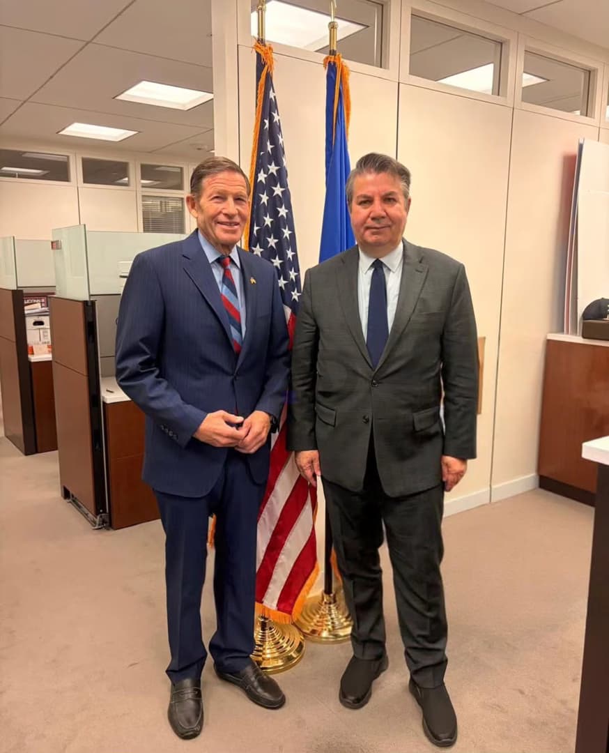 Turkish Ambassador Meets Senator Richard Blumenthal in Washington
