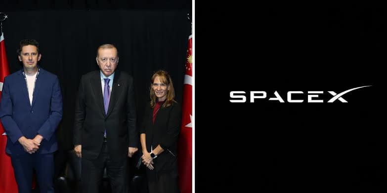 SpaceX’s Rebecca Hunter and Michael Nicolls hold talks with Erdoğan in Antalya