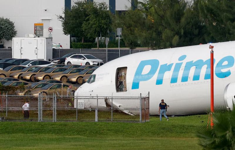Miami'de pistten çıkan Amazon Prime Air kargo uçağı kazasında en az 5 kişi öldü