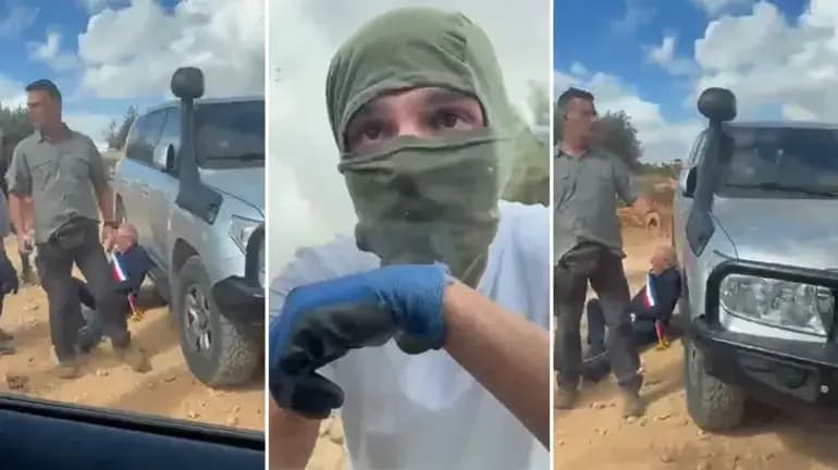 Masked settlers attack European diplomats’ convoy in West Bank, French mayor kicked