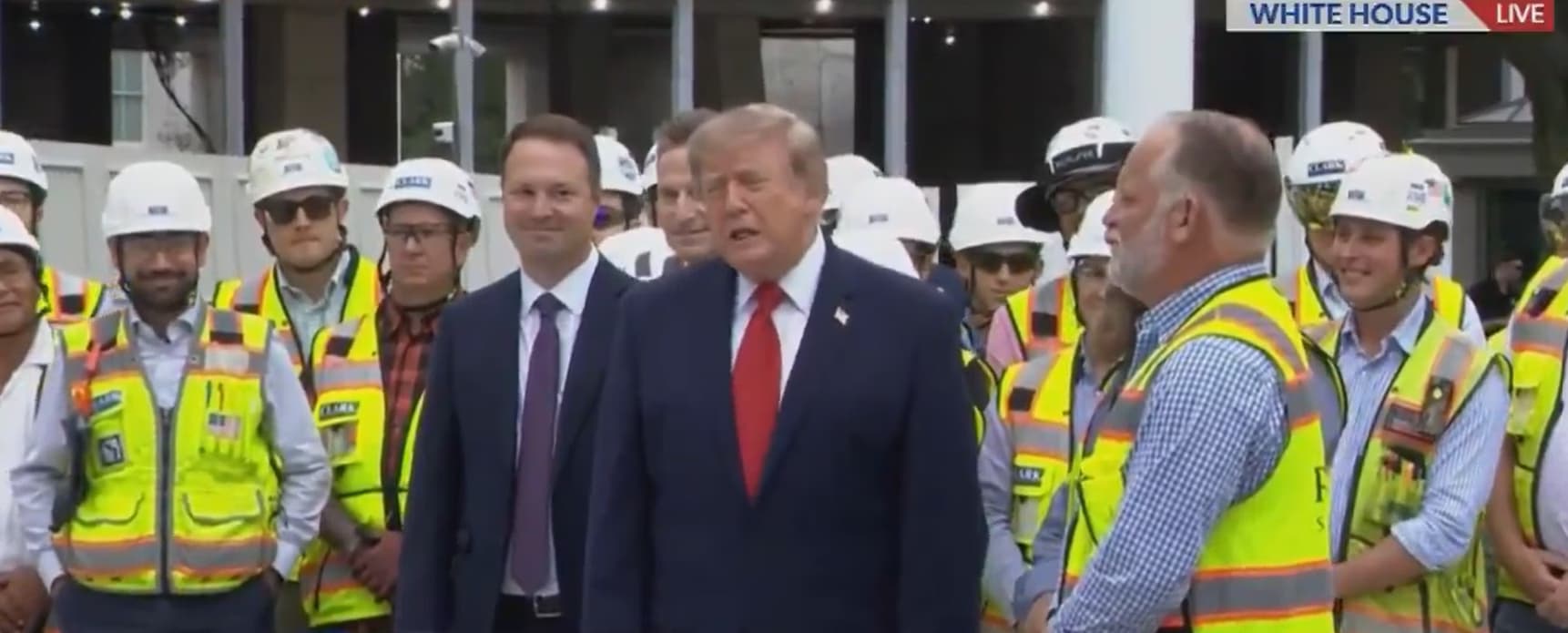 Trump’s Media Restrictions Backfire as His Own Remarks Go Unheard at White House Event