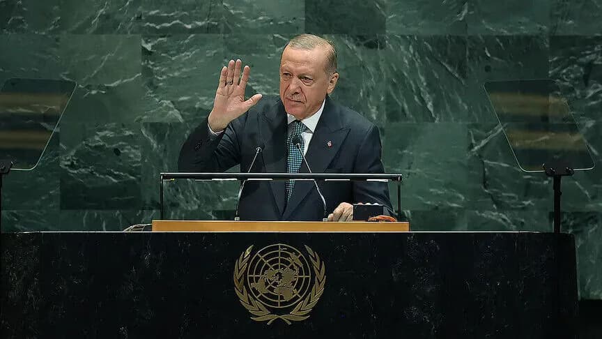 Erdoğan Sends Gaza and Palestine Message from UN Podium: “We Will Continue to Be the Voice of Palestine”
