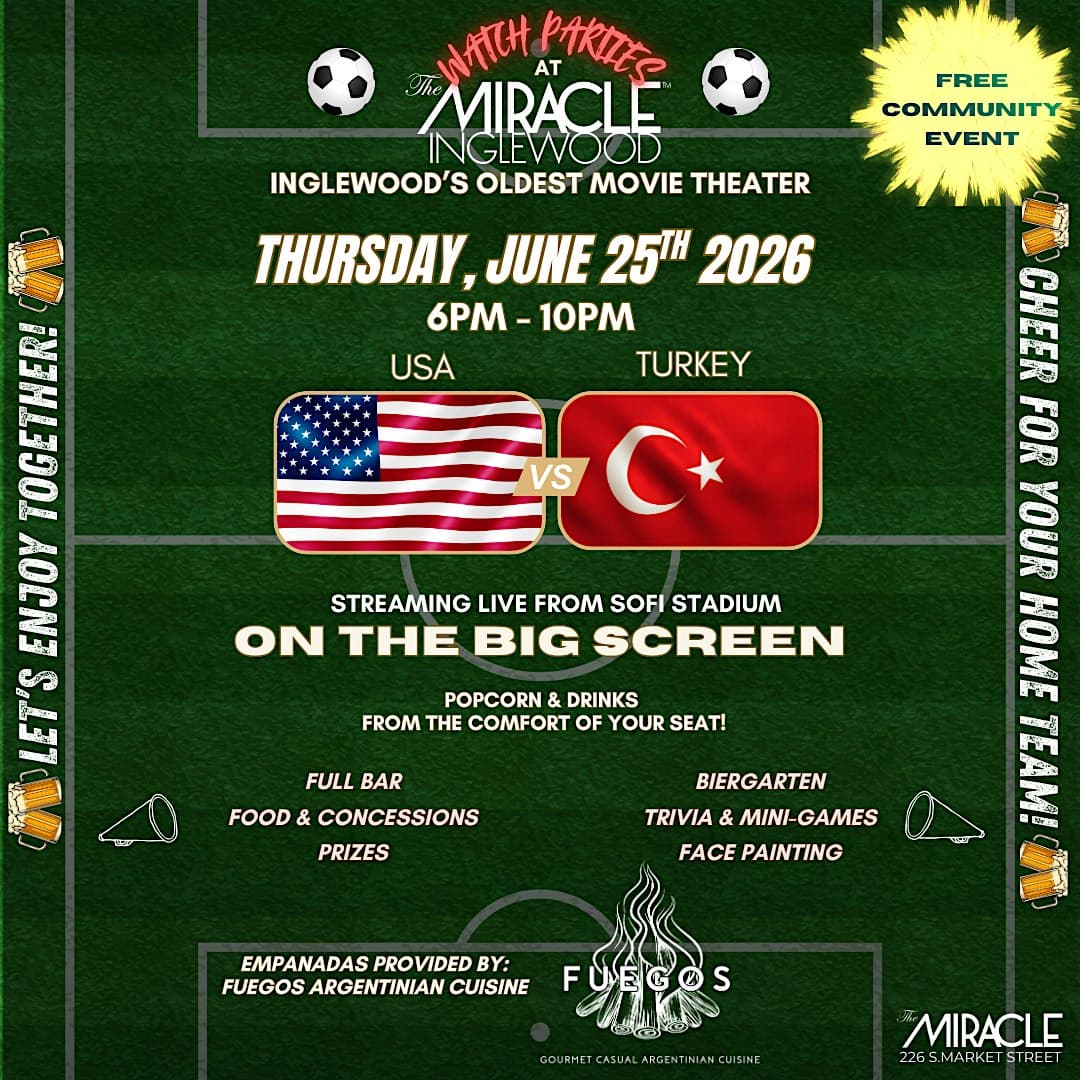 USA vs Turkey: Group D Match Viewing Party