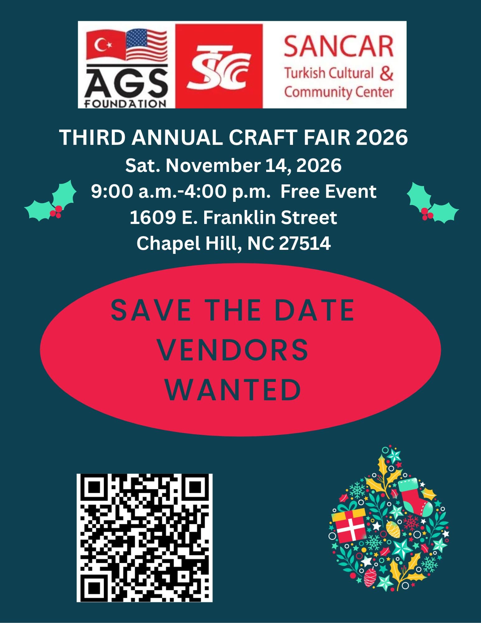 Sancar Turkish Cultural Center Third Annual Craft Fair in Chapel Hill