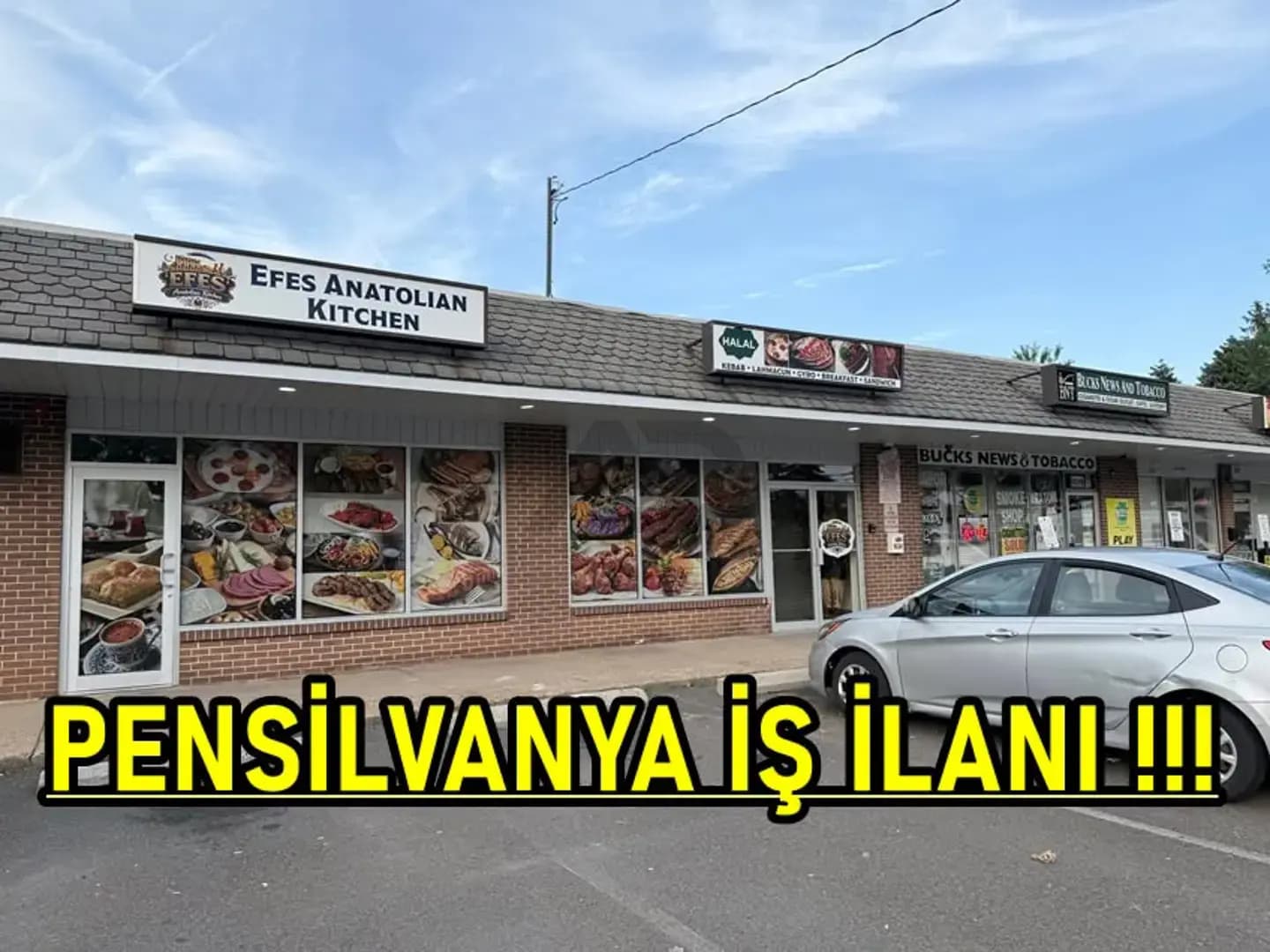 Pensilvanya Levittown'daki Efes Anatolian Kitchen kebap ve döner ustası arıyor